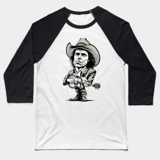 Dwight Yoakam Playing Guitar Baseball T-Shirt